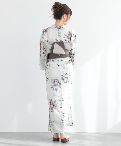 [SOUBIEN] 苏维恩 浴衣 3件套 分体式 新二部式浴衣 floro 女士 (浴衣/半宽带/平织)