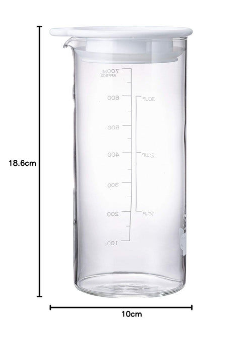 HARIO VPP-700-W Vinegar Pickle Spot, 23.7 fl oz (700 ml), Pickled Food Storage Container, White, Made in Japan