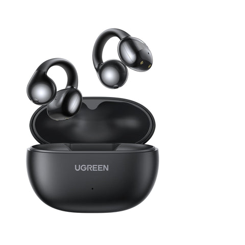 UGREEN Earbuds, New Trend Bluetooth 5.4 Pinch Earphones, Open Ear Wireless Earphones, 12mm Dynamic Driver, Fast Charging, 30 Hours Playtime, Sound Leakage Control, No Ear Blocking, Ultra Comfortable,