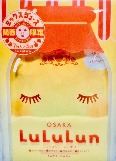 LuLuLun Traveling Kansai Limited Osaka Mixed Juice Scent, Lulun, Osaka, 7 Sheets x 5 Bags, Local Limited Edition