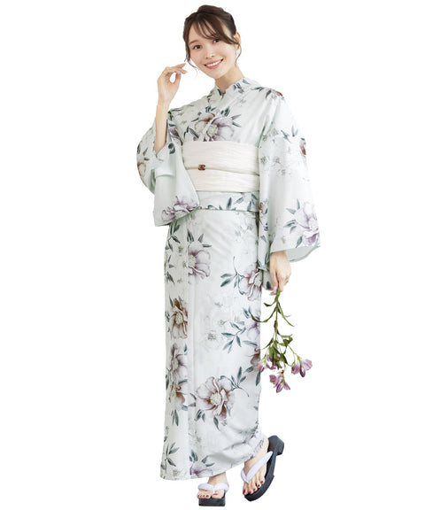 [SOUBIEN] 苏维恩 浴衣 3件套 分体式 新二部式浴衣 floro 女士 (浴衣/兵儿带/平达收紧)