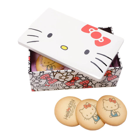 Naga Toya (Naga Toya) Hello Kitty Printed Cookie Tin, 10 pieces, Hello Kitty