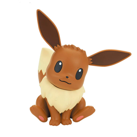 Bandai Spirits Pokémon Plamo Collection Quick!! 04 Eevee, Color-Coded Plastic Model