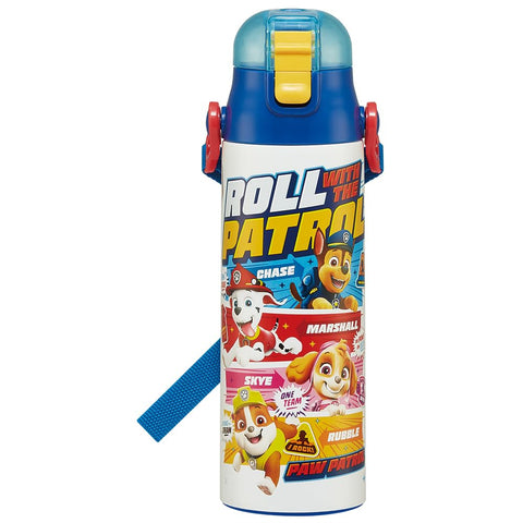 スケーター(Skater) 子供用 2way ステンレス 水筒 直飲み 580ml コップ飲み 570ml パウ・パトロール 24 子供に優しい軽量タイプ 男の子 かっこいい SKDC6-A