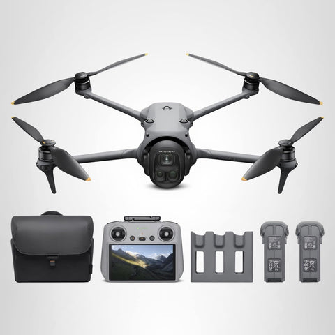 DJI Mavic 4 Pro 드론 플라이 모어 콤보 (DJI RC 2 포함) 삼안 카메라 드론, 1억 픽셀 이상의 4/3 CMOS 핫셀블라드 카메라 장착, 비디오 전송 거리 15km, 최대 51분, 비행시간, 배터리 3개 포함, 충전 허브 포함