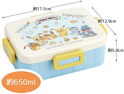 スケーター (skater) 弁当箱 ポケットモンスター カフェアート 650ml 抗菌 4点ロック 女性用 日本製 YZFL7AG-A