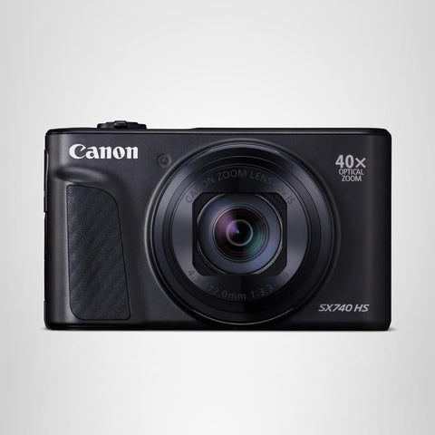 Canon コンパクトデジタルカメラ PowerShot SX740 HS ブラック 光学40倍ズーム/4K動画/Wi-Fi対応 PSSX740HSBK