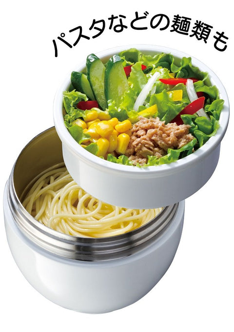 スケーター(Skater) 保温 保冷 丼ぶり ランチジャー 540ml 折りたたみハンドル付 抗菌 ディズニー ミッキーマウス LDNO6AG
