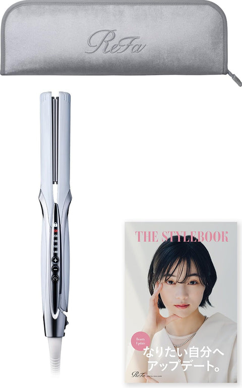 【公式ストア限定】リファストレートアイロン プロ/ReFa STRAIGHT IRON PRO（ホワイト）専用ケース・ヘアアレンジガイドブック付き