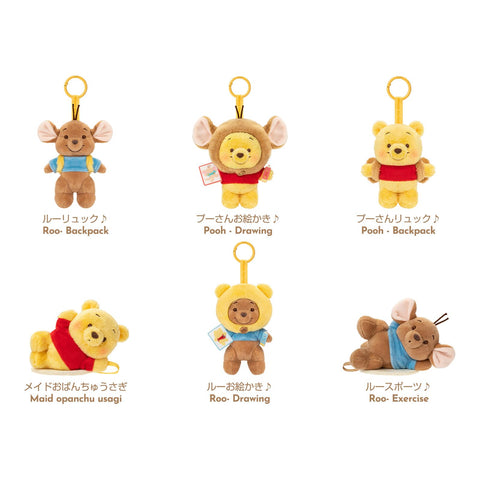 TOP TOY Disney Winnie the Pooh and Lou Plush Series (Assorted Box, 6 Pieces), Blind Box Figure, Plastic Model, Premium Toy Soft Toy, Birthday Present, Disney Christmas Gift