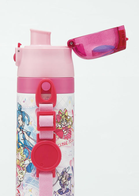 Skater SDC4-A Children's Stainless Steel Water Bottle, Direct Drinking 16.5 fl oz (470 ml), Lightweight Type, For Kids, Water Bottle, For Girls, Cold Insulation, Water Bottle, Sports Bottle, For Kids