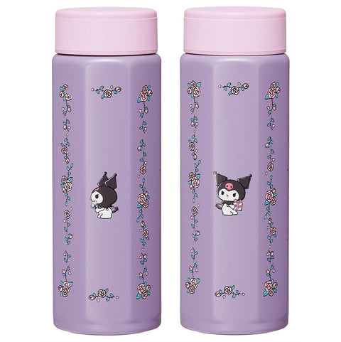 スケーター(Skater) ステンレス マグボトル 500ml 持ちやすい 8角形 保温 保冷 水筒 クロミ フラワーレトロ サンリオ STO5-A