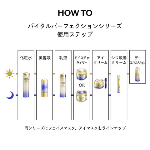 시세이도 바이탈 퍼펙션 [의약외품] 브라이트 리바이탈 에멀젼 100mL | 에멀젼 | 밀크 로션 | 플로럴 프래그런스 | 할리 브라이트닝 | 시세이도