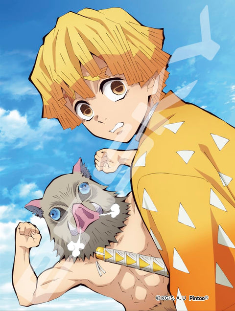 Ensky MA-50 150 Piece Jigsaw Puzzle, Blistering Puzzle, Demon Blade Zenitsu to Inosuke