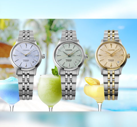 [セイコーウオッチ] 自動巻き腕時計 プレザージュ Cocktail Time 34mm SRRY051 レディース シルバー