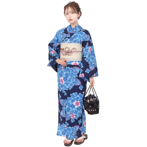 Fuuka 浴衣 女士 套装 2件套 成人 均码