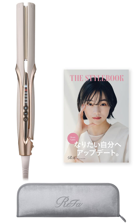 【Official Store Exclusive】ReFa Straight Iron Pro/ReFa STRAIGHT IRON PRO (Ivory) with Dedicated Case and Hair Arrangement Guidebook