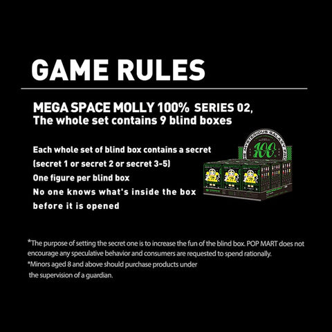 POPMART MEGA SPACE MOLLY 100% Series【ピース】 ポップマート ガチャガチャ ブラインド ボックス フィギュア プラモデル プレミアム おもちゃ PVC ソフビ オリジナル キャラクター 誕生日 プレゼント
