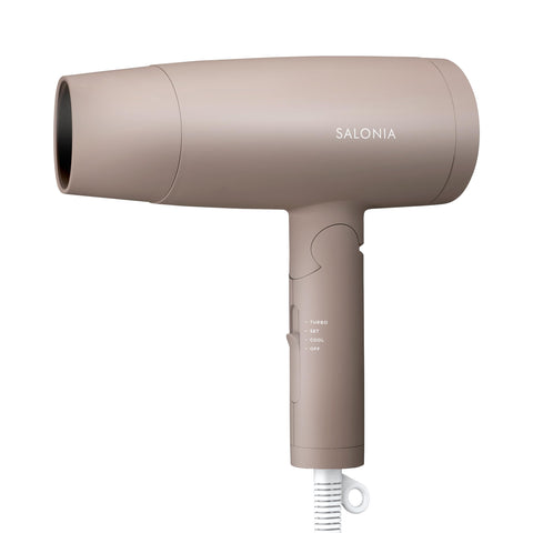 SALONIA サロニア スピーディーイオン ドライヤー 大風量 速乾 軽量 マイナスイオン ヘアドライヤー SL-013ABE ベージュ