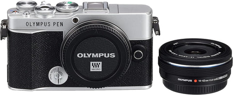 올림푸스 펜 E-P7 14-42mm EZ 렌즈 키트 실버