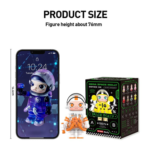 POPMART MEGA SPACE MOLLY 100% Series【混裝箱】 Pop Mate Gacha Kacha 百葉窗 盒裝 手辦 塑膠模型 高級 玩具 PVC 軟乙烯基 原創 人物 生日禮物