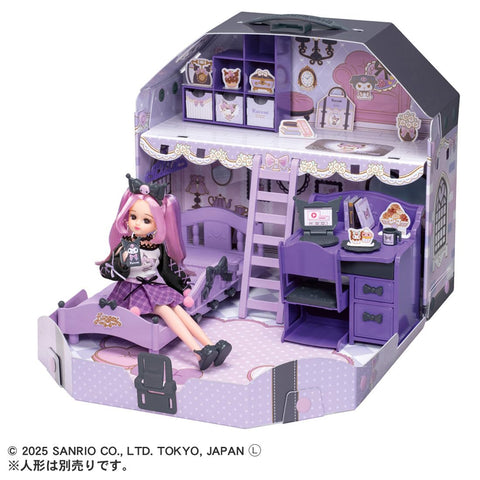 Takara Tomy Licca-chan Cool Kromi Licca-chan Room Dress Up Pretend Play Toy For Ages 3 and Up