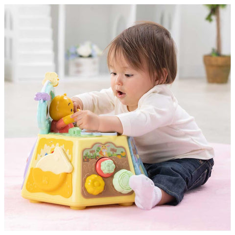 はじめて英語 くまのプーさん 絵本でおしゃべり! ゆびさき知育 いっぱいできた 8か月~3歳 ディスク(1)付