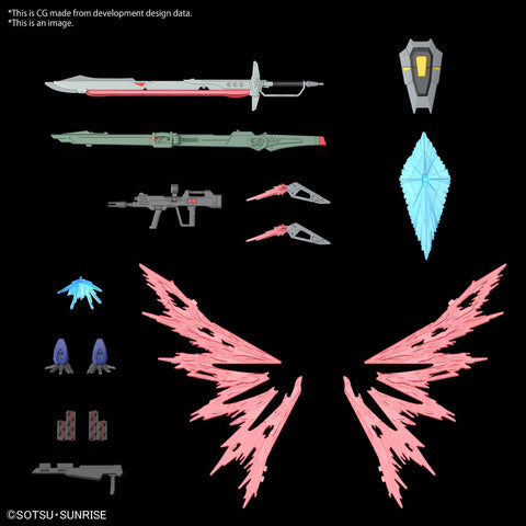 Bandai Spirits HG Mobile Suit Gundam SEED FREEDOM Destiny Gundam Spec II & Zeus Silhouette, 1/144 Scale, Color-coded Plastic Model