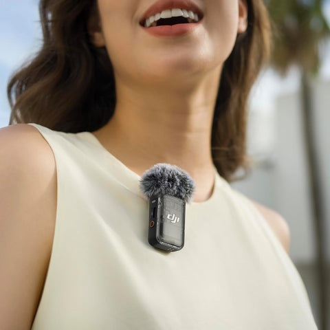 DJI Mic 2 トランスミッター（シャドーブラック） スマートノイズキャンセリング付きワイヤレスマイク 14時間内部収録 バッテリー駆動 最大6時間 マグネット着脱式 Bluetoothマイク Vlog