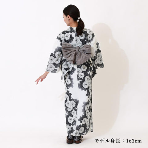 Kyoto Kimono Yuzen Women's Yukata Waistband Set of 2 Modern Retro Cotton Summer Kimono