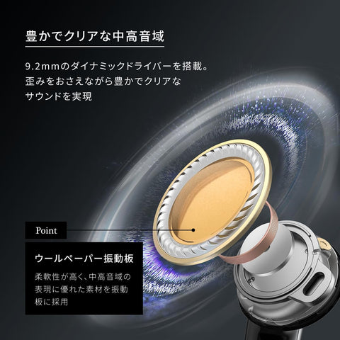 Anker Soundcore Liberty 5（Bluetooth 5.4）【完全ワイヤレスイヤホン/ウルトラノイズキャンセリング 3.5 / 3Dオーディオ / Dolby Audio対応/ワイヤレス充電/マルチポイント接続/外音取り込み / 最大48時間再生 / ハイレゾ / IP55 防塵・防水規格/PSE技術基準適合】ミッドナイトブラック