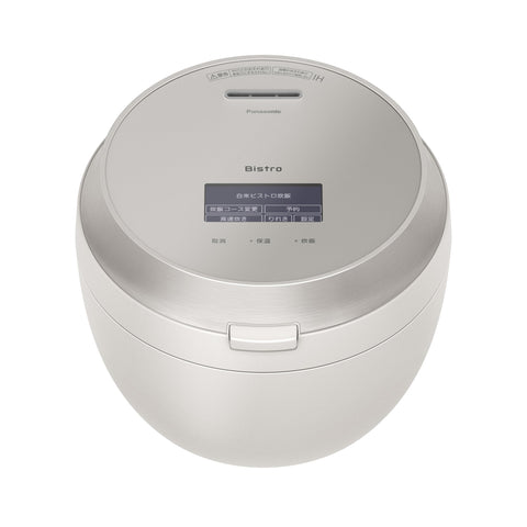 パナソニック 炊飯器 5.5合 最高峰モデル ビストロ 匠技AI 加圧熱風ポンプ搭載 お手入れ部品2点 ライトグレージュ SR-V10BB-H