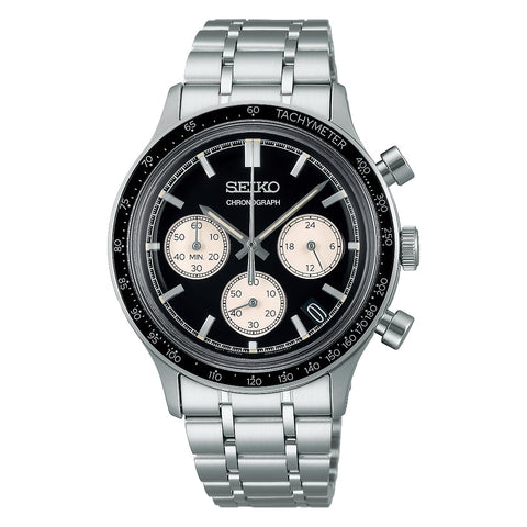 [セイコーウオッチ] 腕時計 セイコー セレクション メンズ アナログクオーツクロノグラフ SBTR055 シルバー