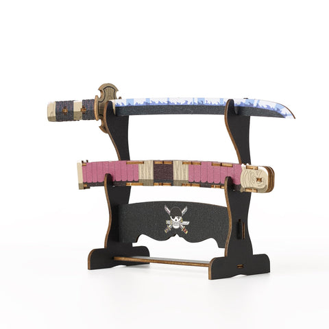 Ki-gu-mi One Piece Roronoa Zoro's Sword, Ketsu, 3D Wooden Puzzle, DIY Craft Kit, Educational Toy for Boys and Girls, 3D Art, Perfect Gift for Adults