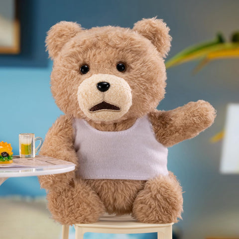 POP MART Ted2 테디 베어 액션 플러시 펜던트 시리즈 [모듬 박스 6개] 팝마트 가챠 가챠 블라인드 박스 피규어 프라모델 프리미엄 장난감 PVC 소프트 비닐 오리지널 캐릭터 생일 선물