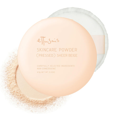 Ettusais (エテュセ) Skin Care Powder (Presto) Sheer Beige Press Powder Face Powder Pore Coverage Daytime Makeup Refresh SPF35・PA+++ 6.5g