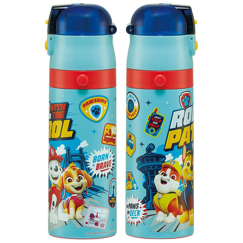 Skater 兒童用 不鏽鋼水杯 直飲 470毫升 Paw Patrol 24 兒童輕量 保冷專用 waterbottle 運動水壺 可愛 兒童 兒童 水瓶 SDC4-A