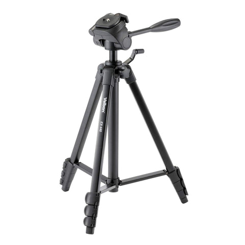 ベルボン 【Amazon.co.jp限定】Velbon ファミリー三脚 EX-440 4段 レバーロック 全高153cm 脚径20mm 小型 3Way雲台 DIN規格クイックシュー対応 一眼レフ / ミラーレス一眼対応 三脚ケース アルミ脚 301482