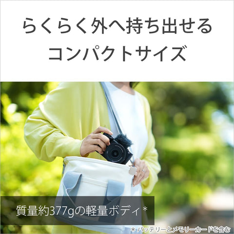 SONY(索尼) Vlog用相机 镜头交换式VLOGCAM APS-C 无反相机 ZV-E10M2 机身(无镜头) 附带窗屏 黑色 ZV-E10M2 BQ