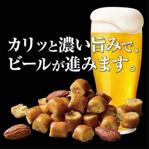 Cratsu Pepper Bacon, 6 Bags x 8, Ezaki Glico