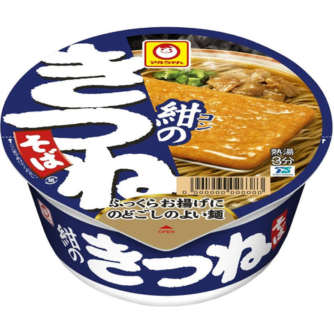 마루짱 일본식 누들 컬러풀 6종 세트 (12개/6종) 컵누들 모듬 먹기 비교 세트 (우동, 소바, 카레 우동, 치카리모치 우동, 오리 육수 소바, 폭스 소바) 도요 수산 레드 폭스 시리즈