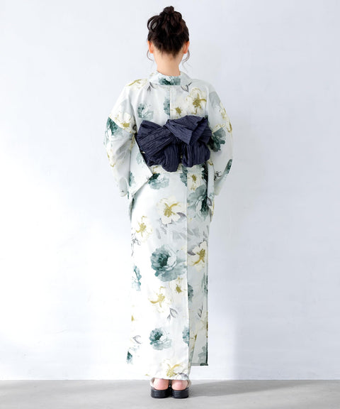 [SOUBIEN] 苏维恩 浴衣 3件套 分体式 新二部式浴衣 floro 女士 (浴衣/兵儿带/平达收紧)