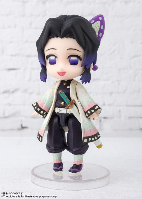 TAMASHII NATIONS Figuarts Mini Demon Slayer Shinobu Kocho Mini Figure, Approx. 3.5 inches (90 mm), PVC/ABS, Painted Action Figure