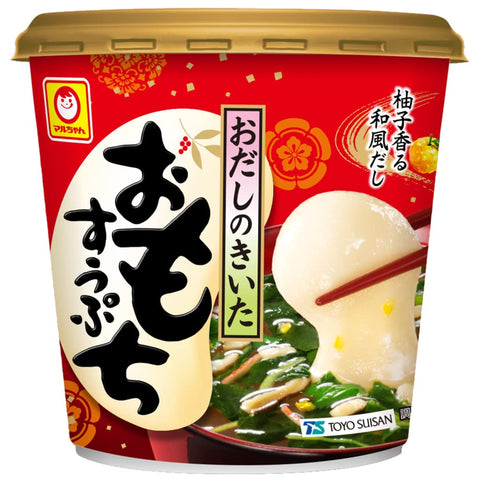 マルちゃん おだしのきいたおもちすうぷ 37g×6個 ( 雑煮風スープ / 柚子香る 和風だし ) もちもち食感 おもち入り ( スープ / 即席スープ ) お吸い物 餅入りスープ 東洋水産