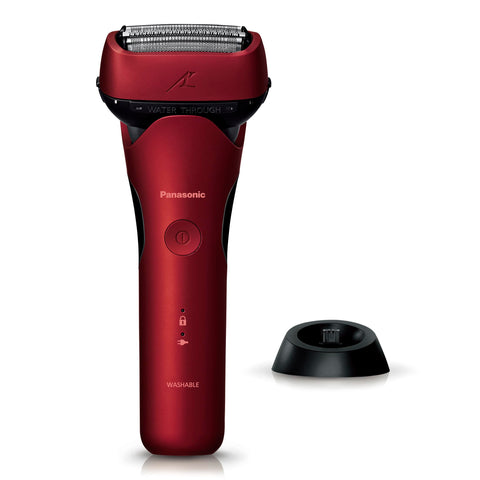 Panasonic ES-L340D-R Men's Shaver Lamb Dash PRO 3-Blade Charging Stand Close Swing Head Red