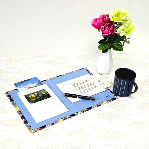 Plentiful Happiness & Good Fortune Greeting Card & Standing Double Photo Frame