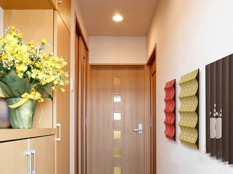 Karakami wall panel Seigaiha
