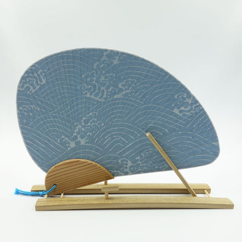 Plover round fan Tatsunami