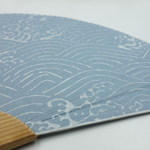 Plover round fan Tatsunami