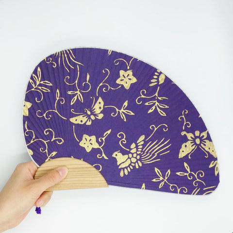 Plover round fan Kagehinata kogiri